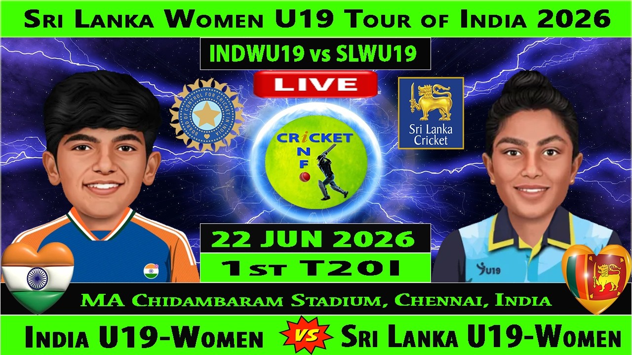 India U19 Women vs Sri Lanka U19 Women | INDWU19 vs SLWU19 Live | 1st T20I of SLU19-W vs INDU19-W