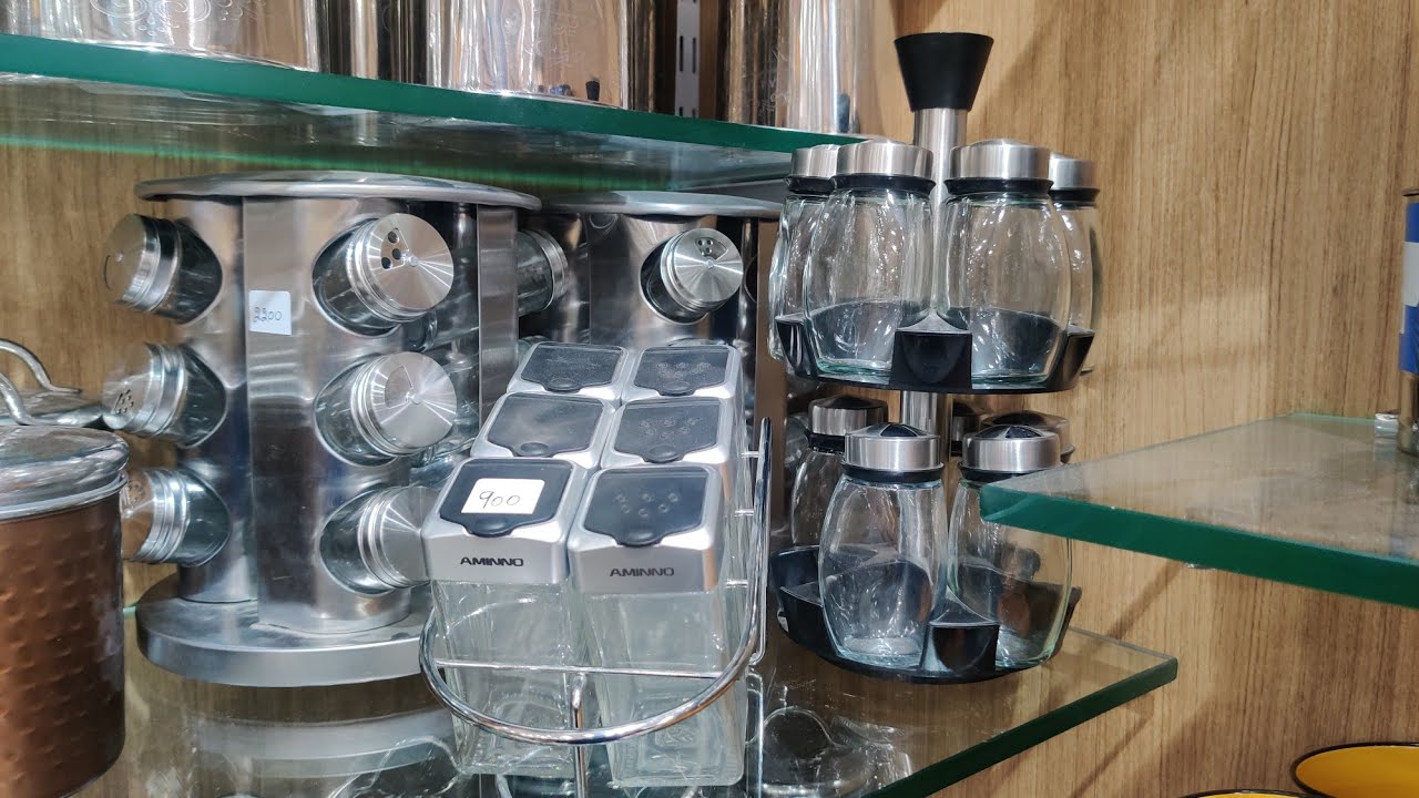 kitchen Spice Ceramic Jars Spice Glass Bottles Oil spray bottles Oil Bottle Wooden  storages omega