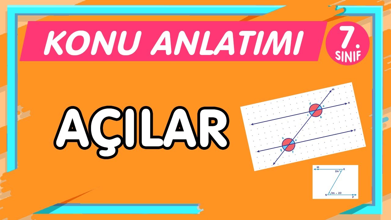 AÇILAR | 7.Sınıf Matematik YENİ NESİL Konu Anlatımı