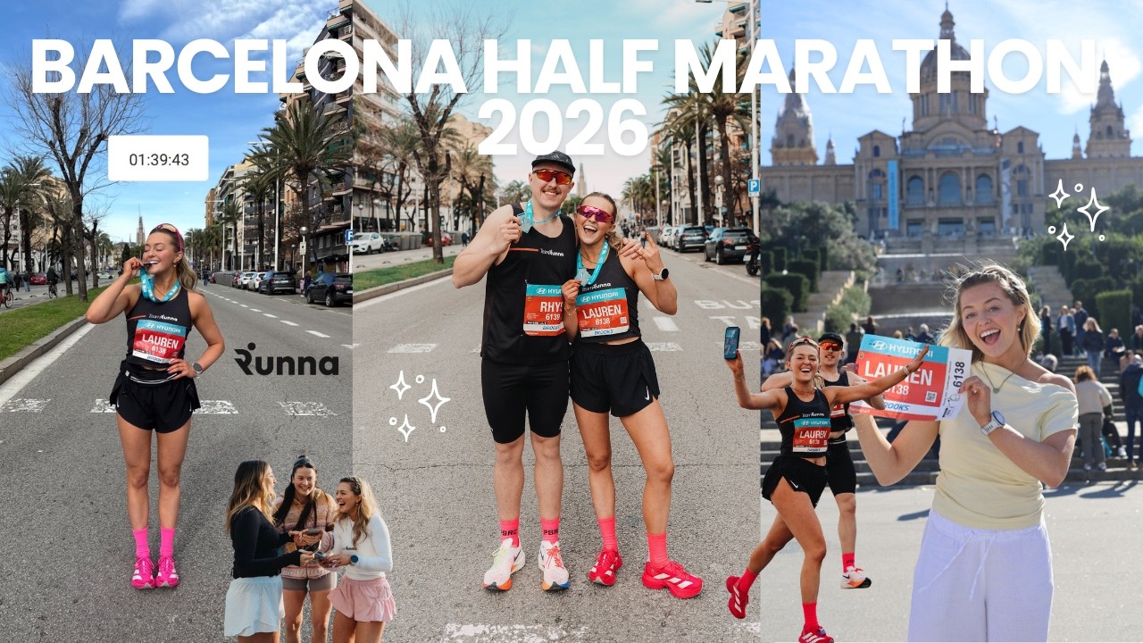 Полумарафон в Барселоне 2026 — Установила ли я личный рекорд? 🏃🏼‍♀️🇪🇸🌟