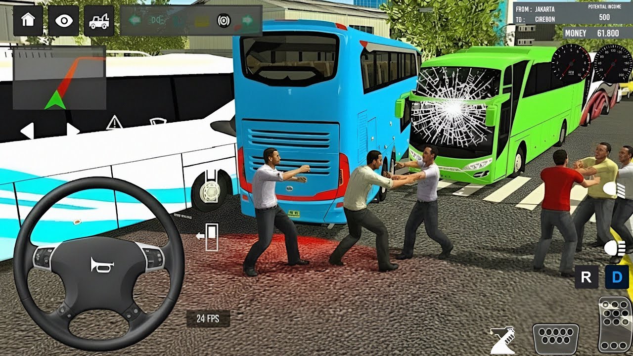 Indonesia Coach bus driving🌴🤯| Euro bus simulator 2026 Android Gameplay part-94