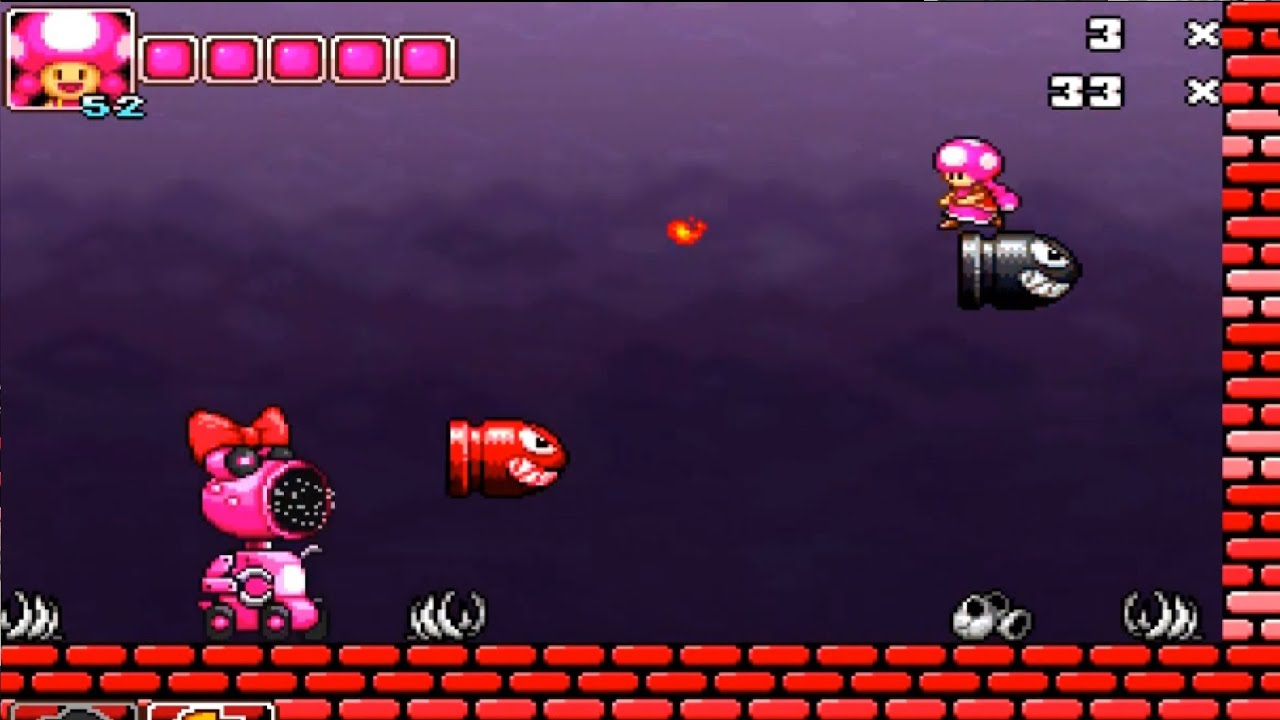Toadette Strikes Back! HD 100% World 8: Subcon - Realm Of Dreams