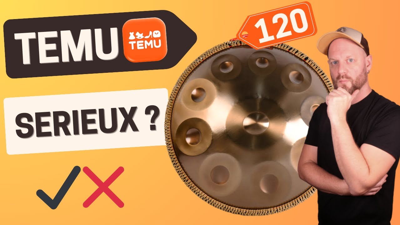 J’ai testé le Handpan le moins cher de Temu… préparez-vous 😬