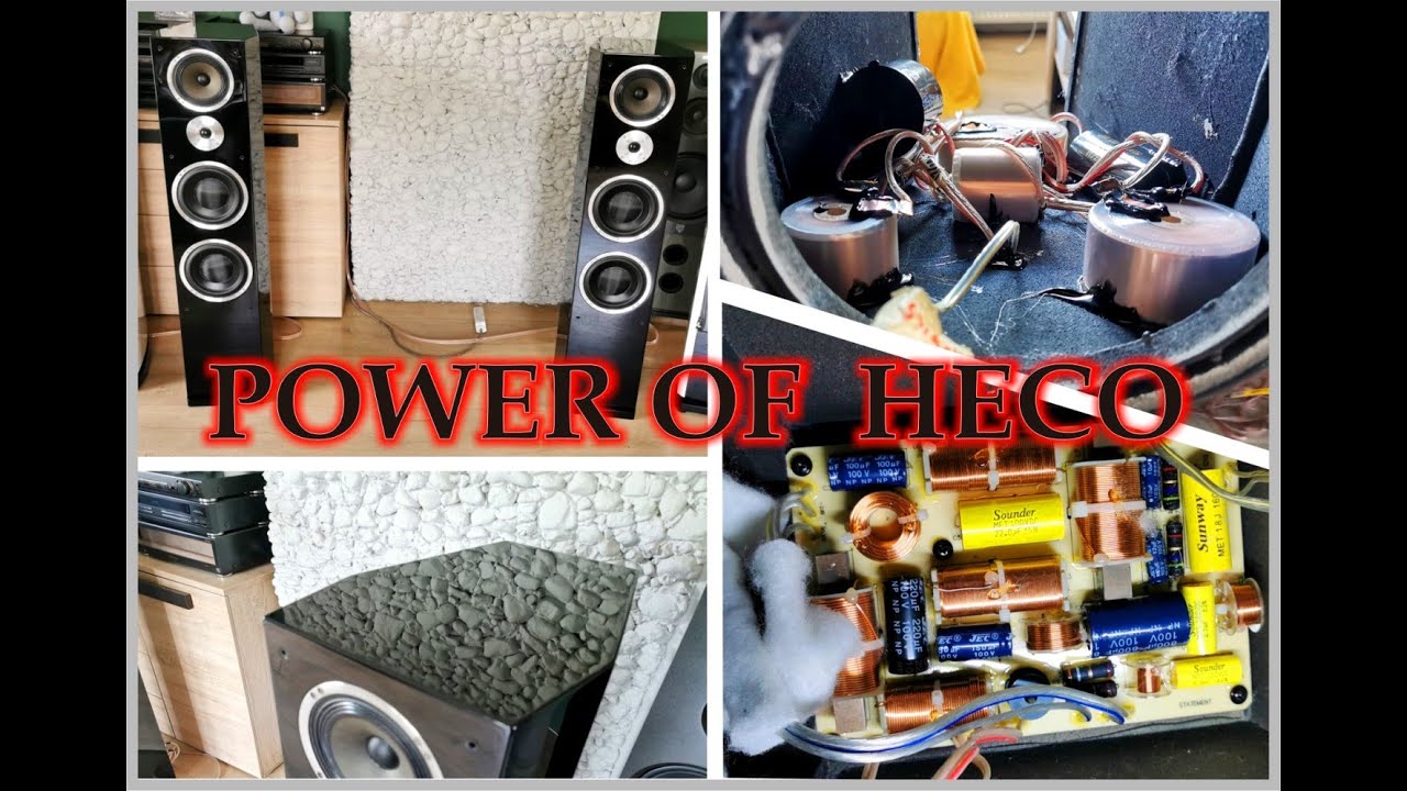 Restoration and Tuning Heco Speakers [Wilk-Audio-Projekt]