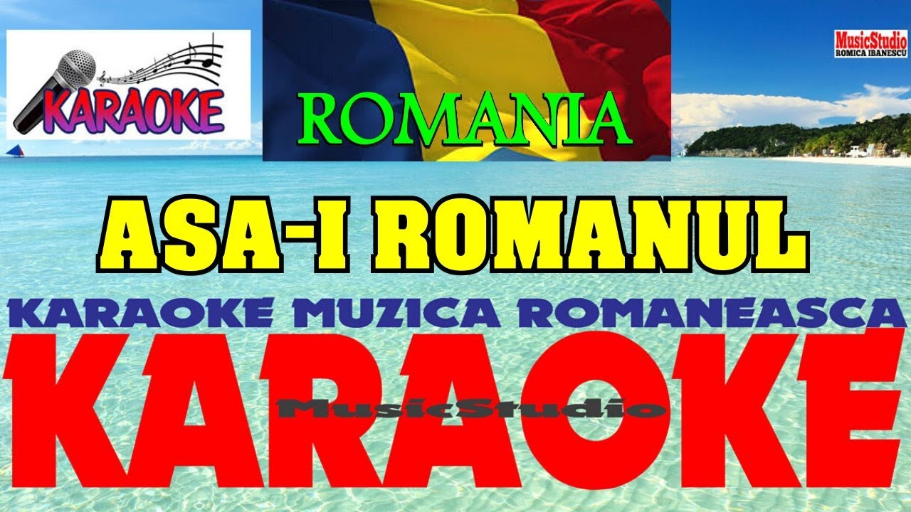 AȘA-I ROMÂNUL - Versuri - Negativ - Karaoke [NOU-2023]