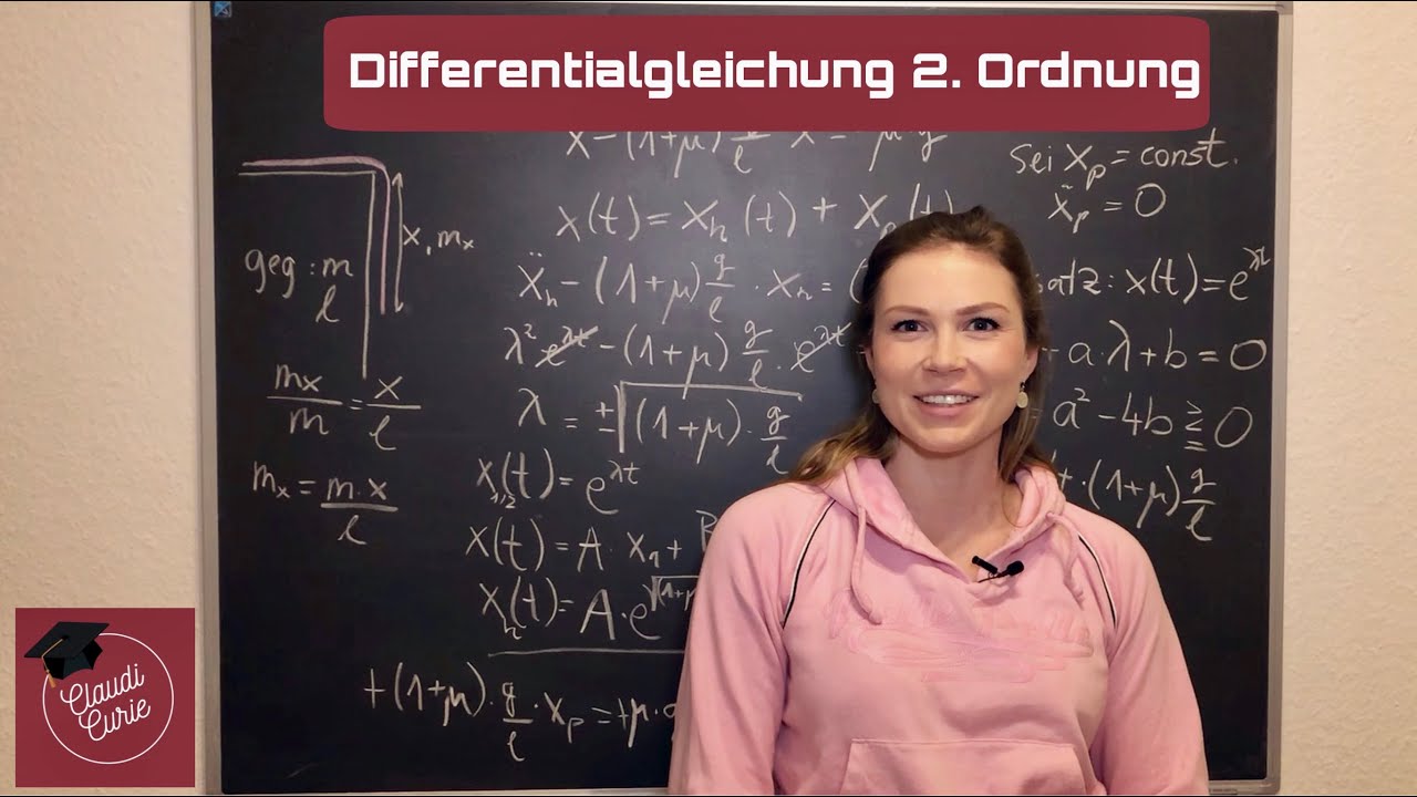 Inhomogene Differentialgleichung 2. Ordnung Schritt für Schritt lösen
