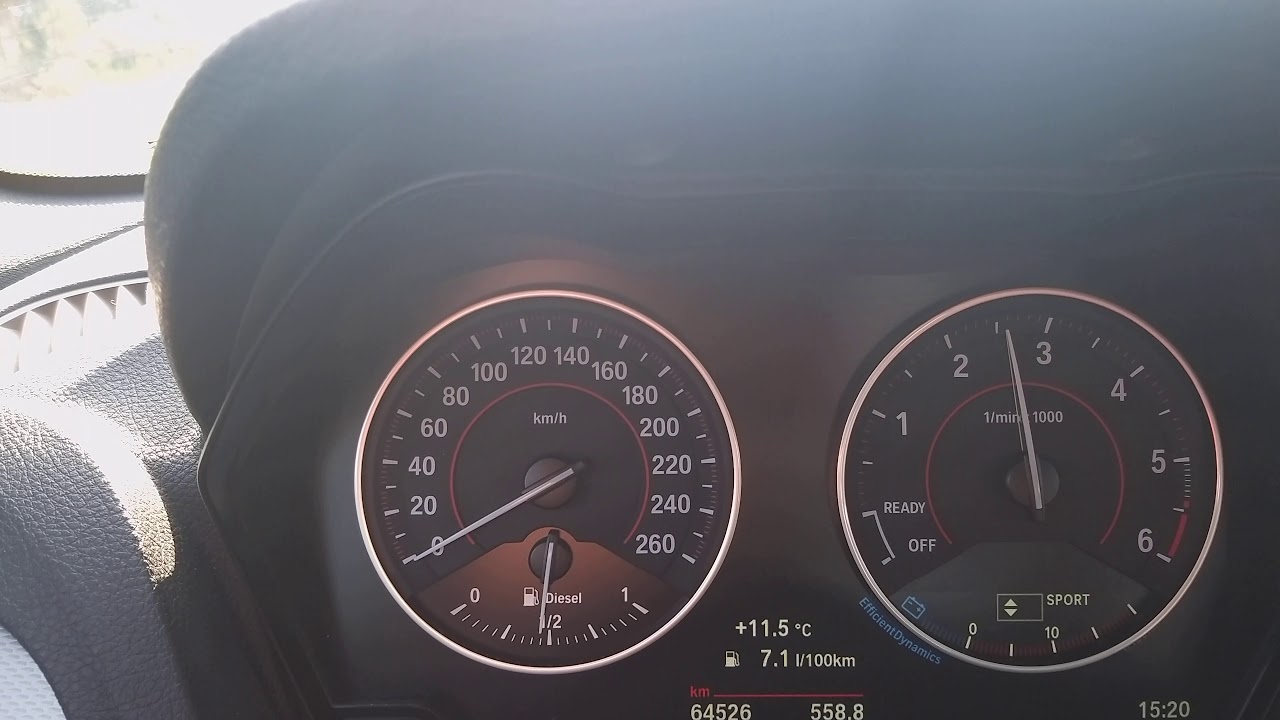 Bmw 118d (f20/21) 150hp 0/100kmh
