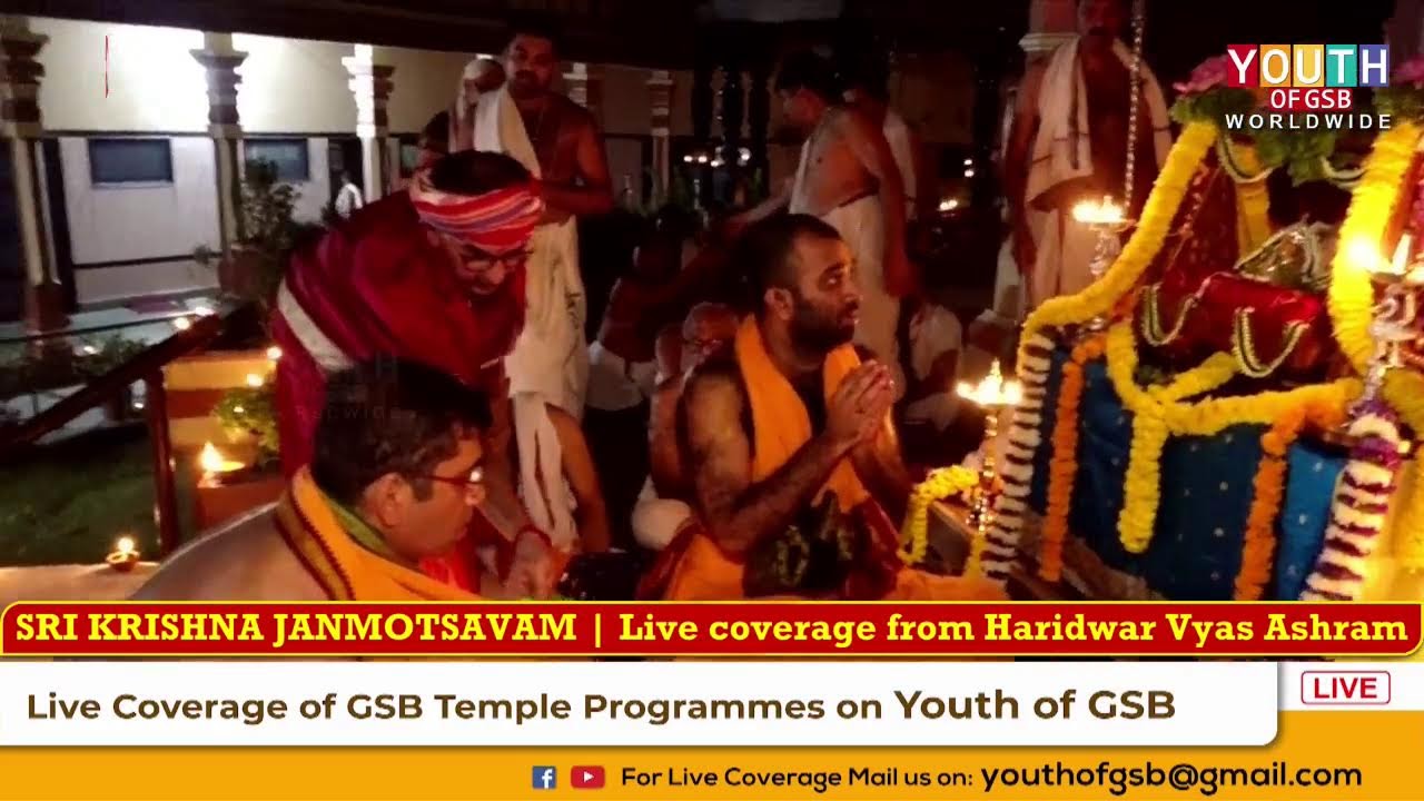 SRI KRISHNA JANMOTSAVAM | Live coverage from Haridwar Vyas Ashram