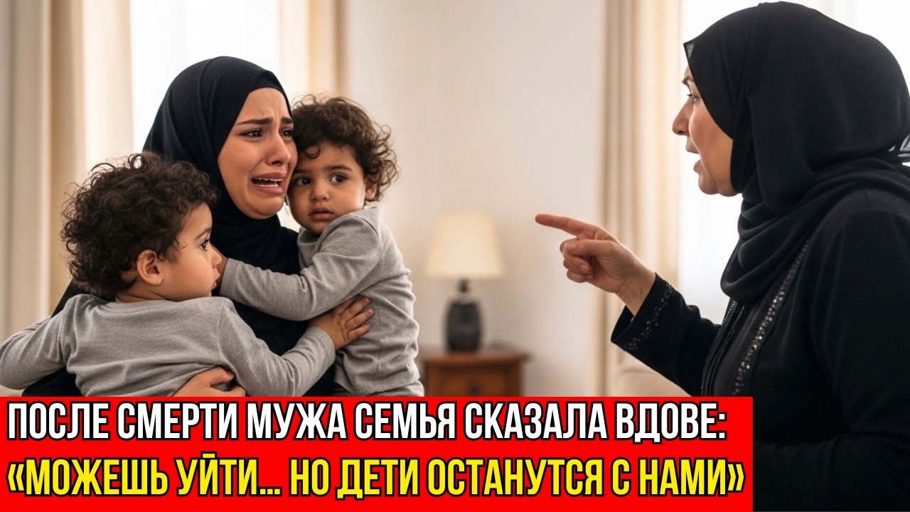 ПОСЛЕ СМЕРТИ МУЖА СЕМЬЯ СКАЗАЛА ВДОВЕ: «УЙДЁШЬ — ДЕТИ ОСТАНУТСЯ С НАМИ»