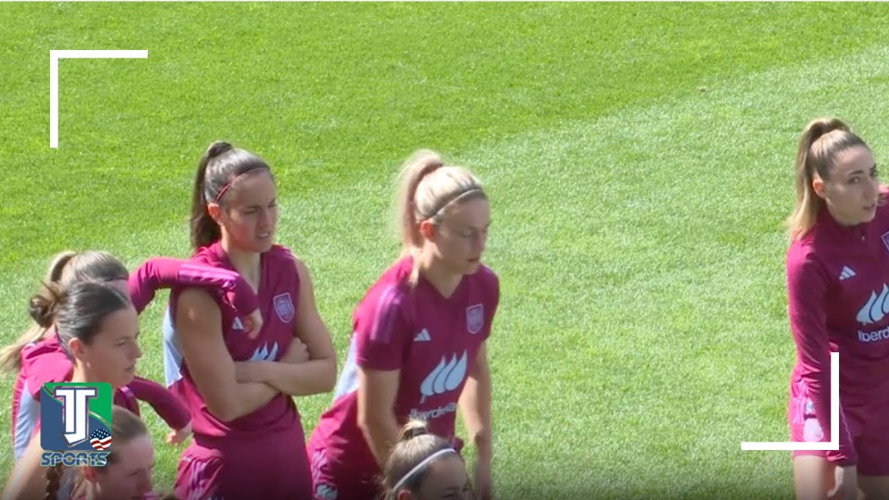 The Spanish team TRAINED on Friday, two days before the World Cup FINAL AGAINST England