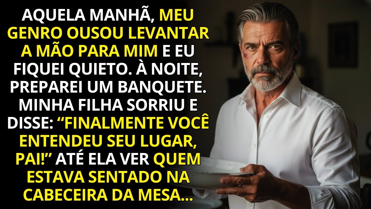 Meu genro ousou levantar a mão para mim. À noite, servi o jantar… e ele entendeu o recado.