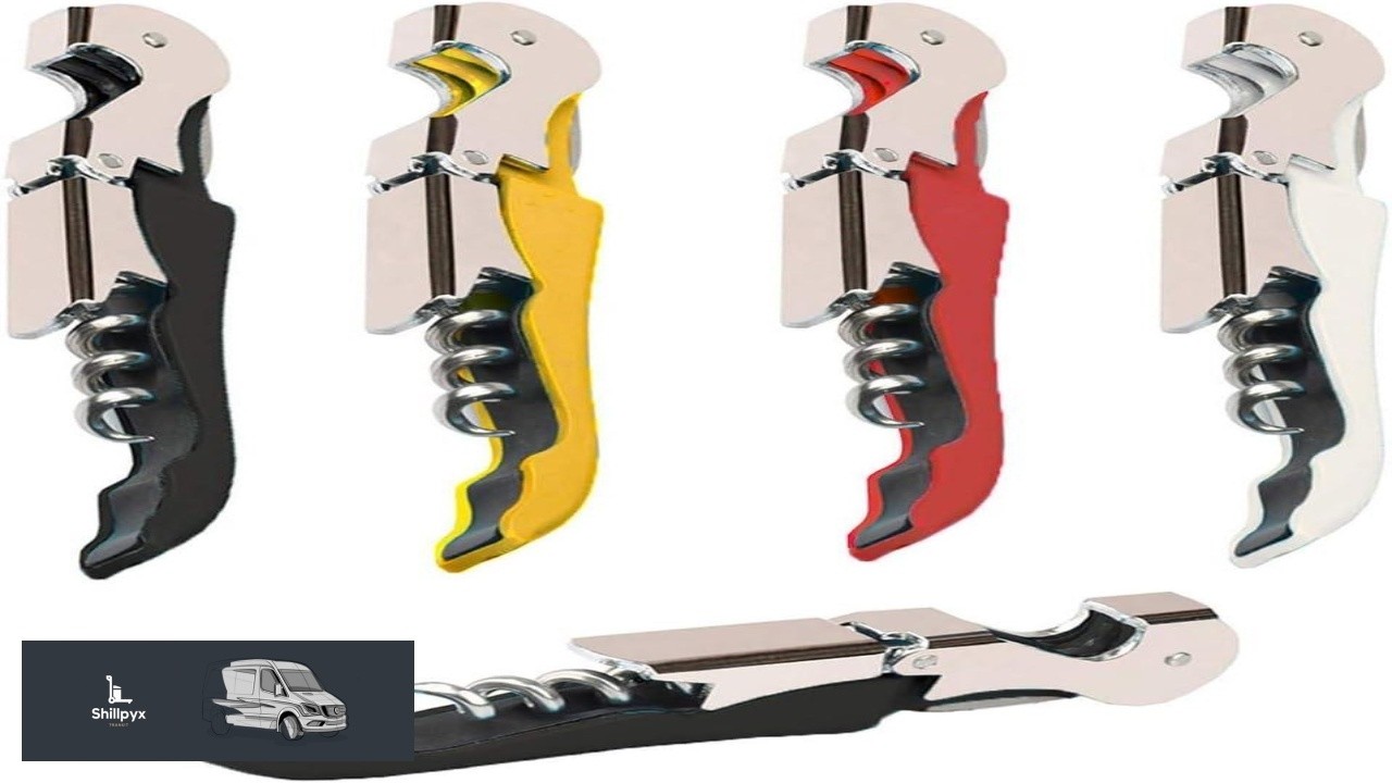 Professional Waiter Corkscrew Wine Openers Set Heavy Duty Stainless Steel Hinges Wine