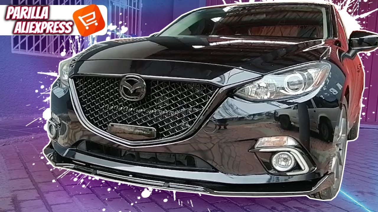 Como instalar PARRILLA Mazda 3 2015 ALIEXPRESS | Lip Frontal