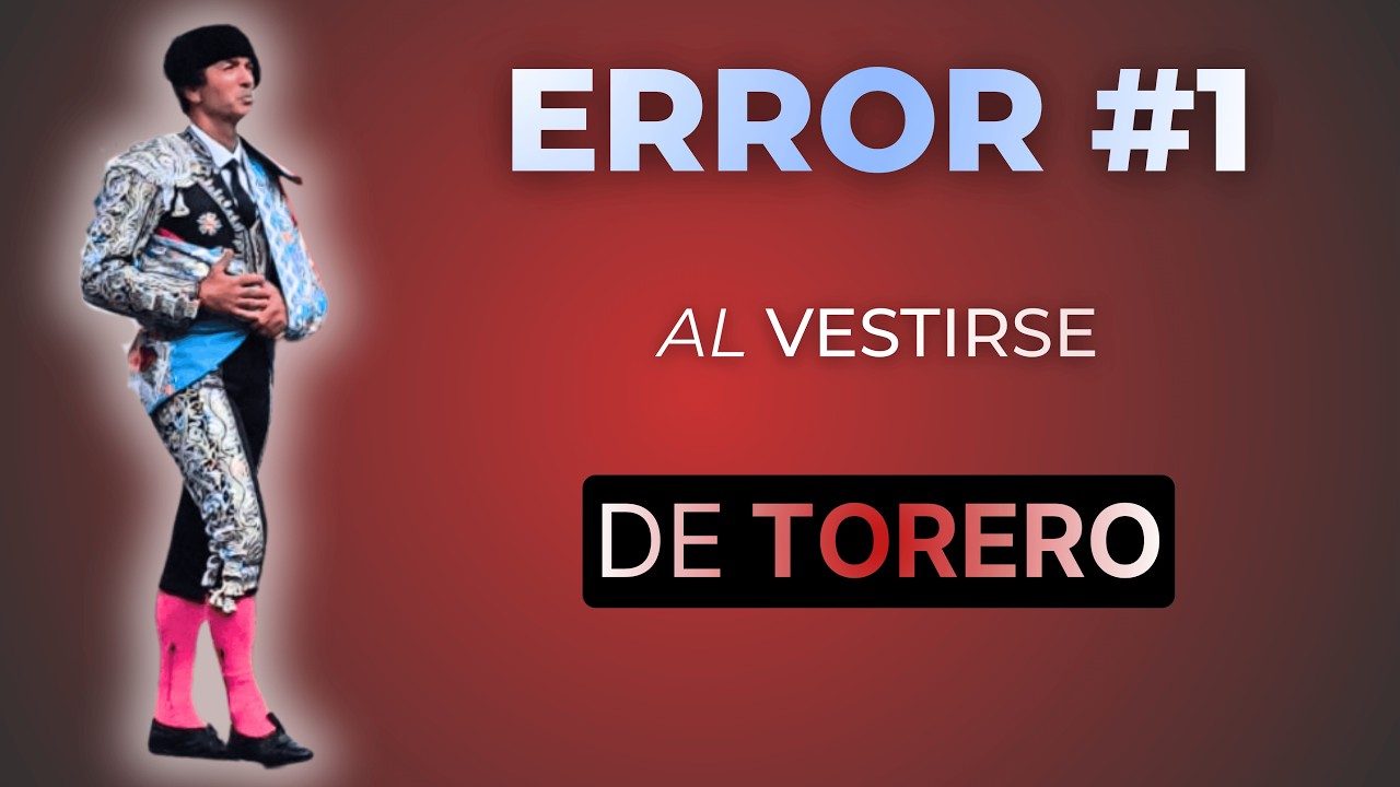 Cómo VESTIRSE DE TORERO paso a paso✅✅💥