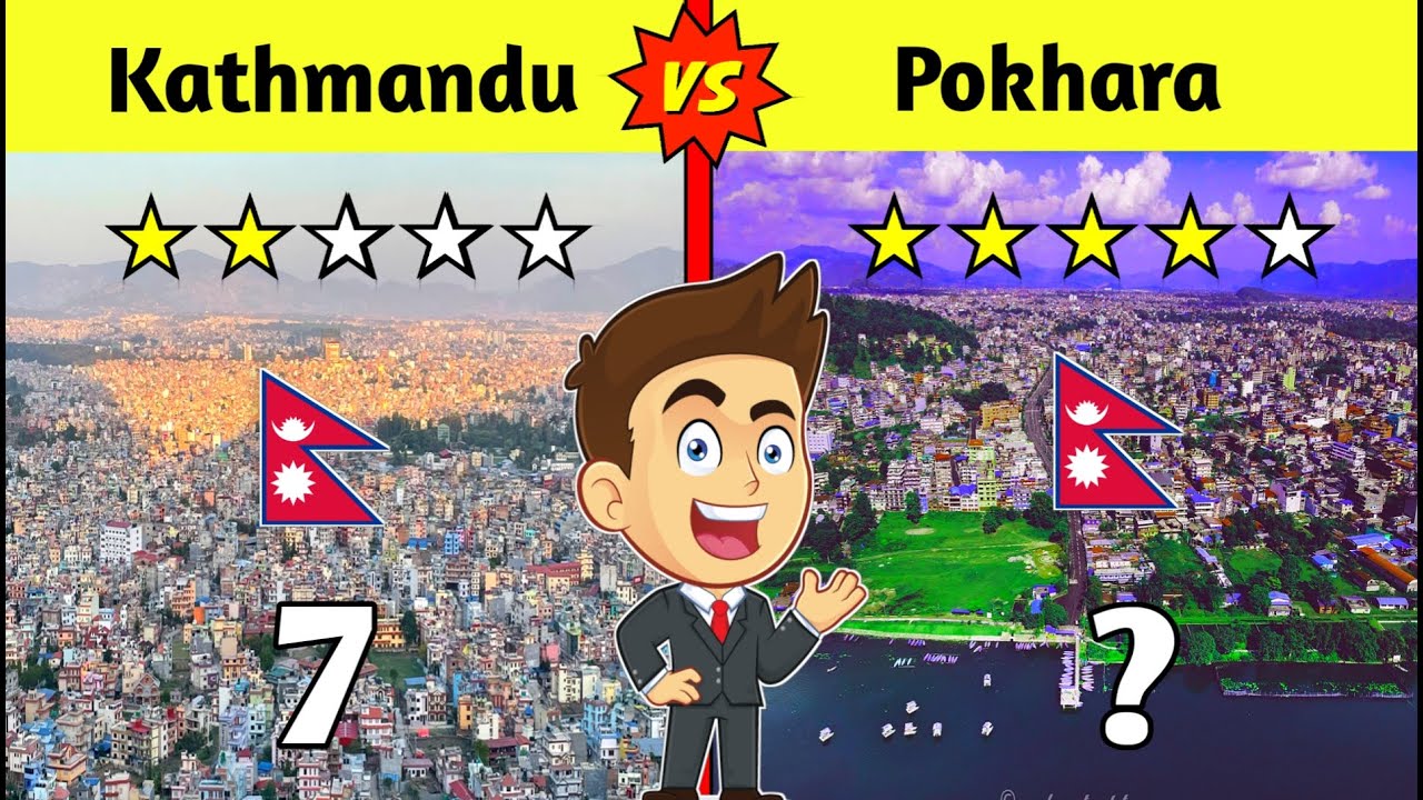 Kathmandu🇳🇵 VS Pokhara🇳🇵 City Comparison 2023-Pokhara Vs Kathmandu Comparison By Youthpahadi🥰