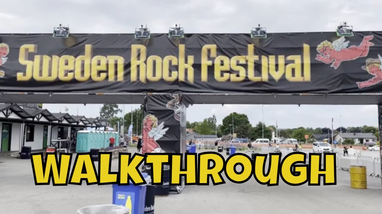 Walkthrough Sweden rock festival 2022