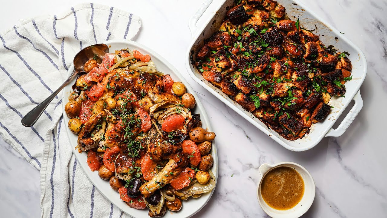 Herb-Roasted Spatchcock Chicken Recipe