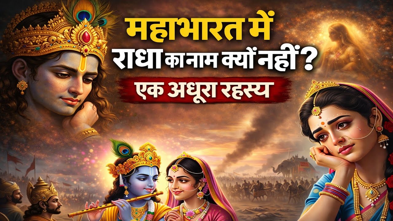 महाभारत में राधा का नाम क्यों छुपा रहा? एक अधूरा और रहस्यमयी सच | Radhe-Radhe #bhakti #radhekrishna