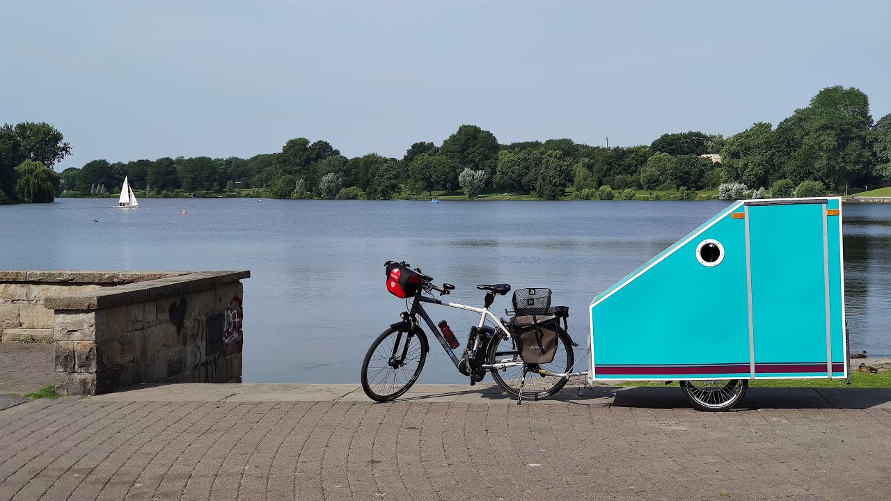 Fahrradwohnwagen kleine Roomtour