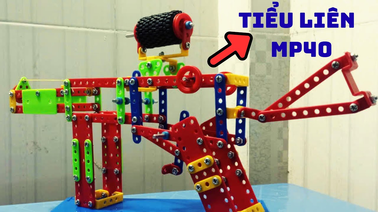 Hướng dẫn lắp ráp mô hình mp40 diy | Hùng Chế Tạo