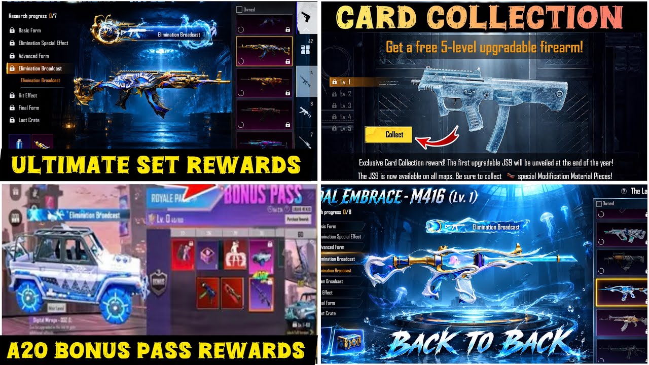 M762 Ultimate Rewards 🔥 Next Bonus Pass Reward // A21 Rp // Get JS9 Card Collection 