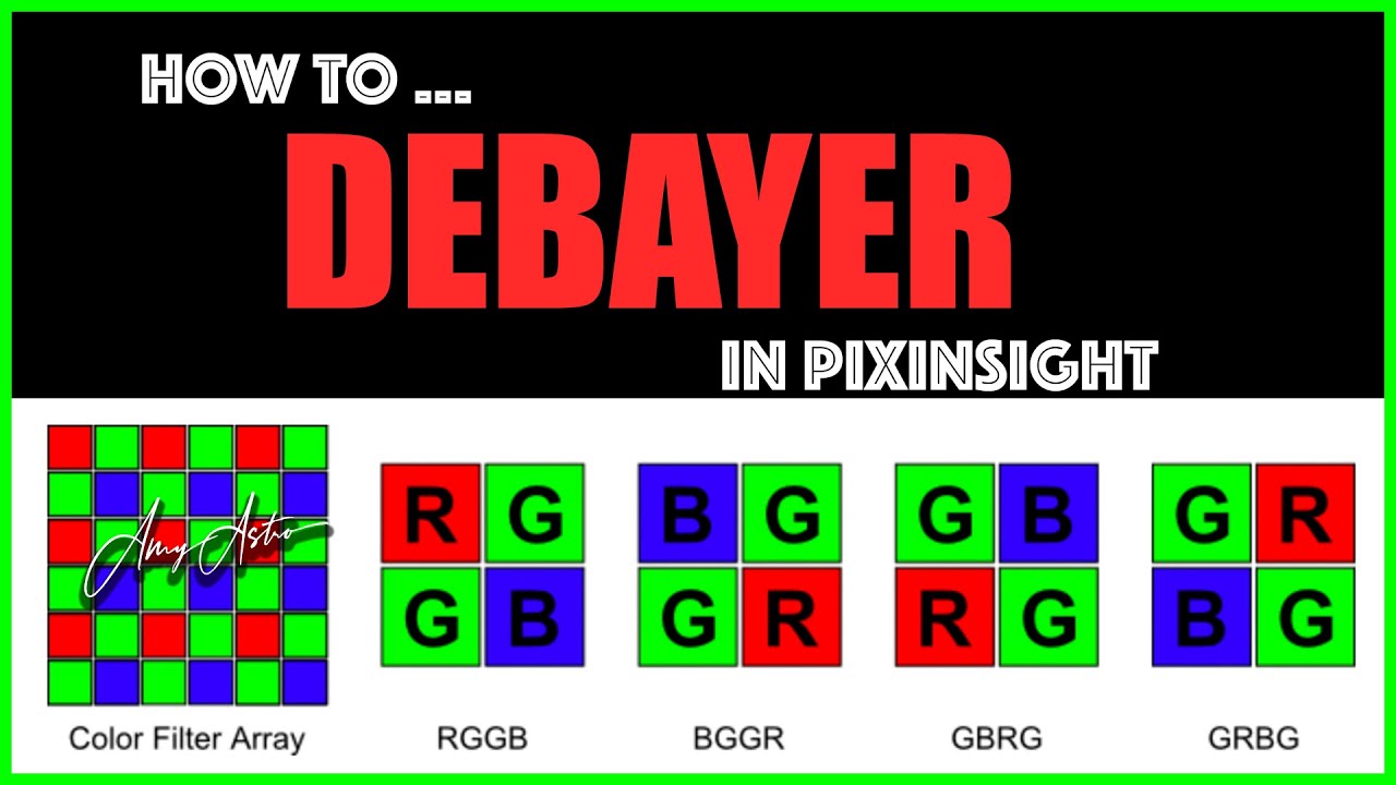 PixInsight - The Debayer Process