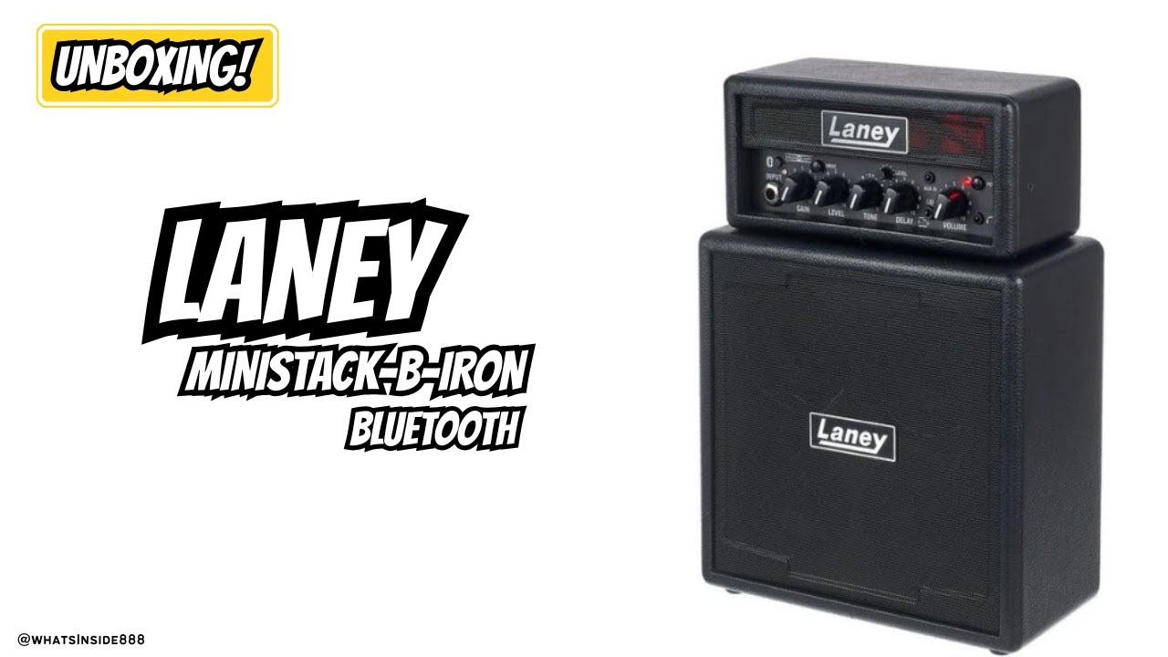 Laney Mini Stack B Iron Unboxing | Bluetooth Guitar Amp ASMR