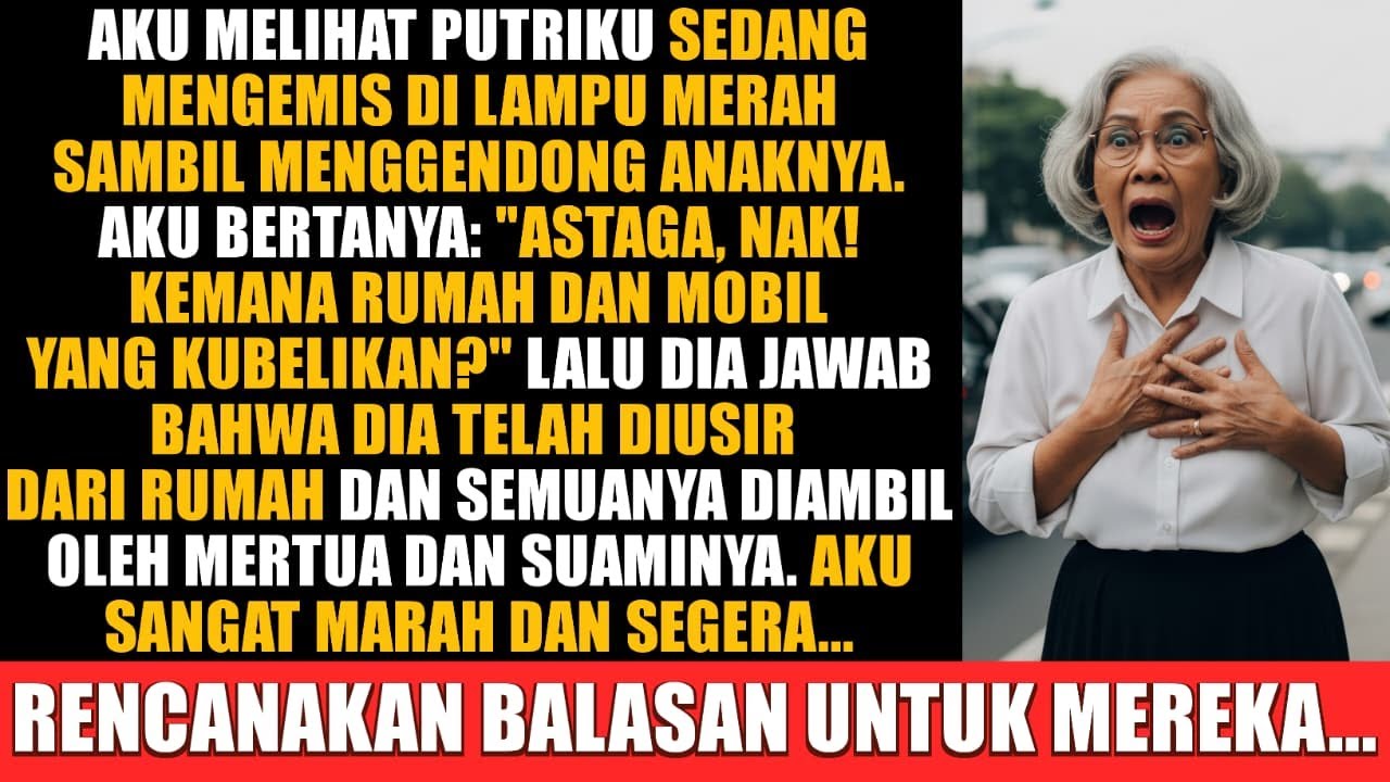 Kulihat Putriku Ngemis Di Jalan Sambil Gendong Anaknya. Kutanya “Mana Mobilmu?” Dia Jawab, “Mertuaku