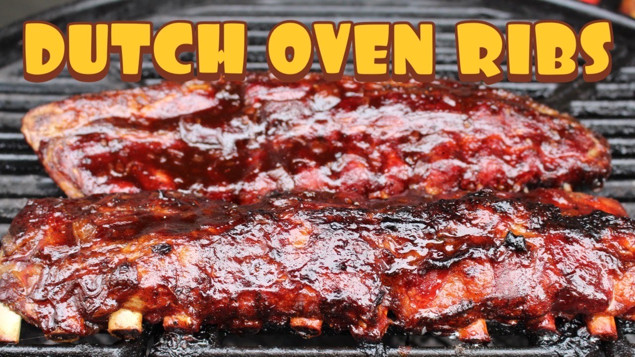 TENDER DUTCH OVEN RIBS IN 3 HOURS - english BBQ-Video - 0815BBQ