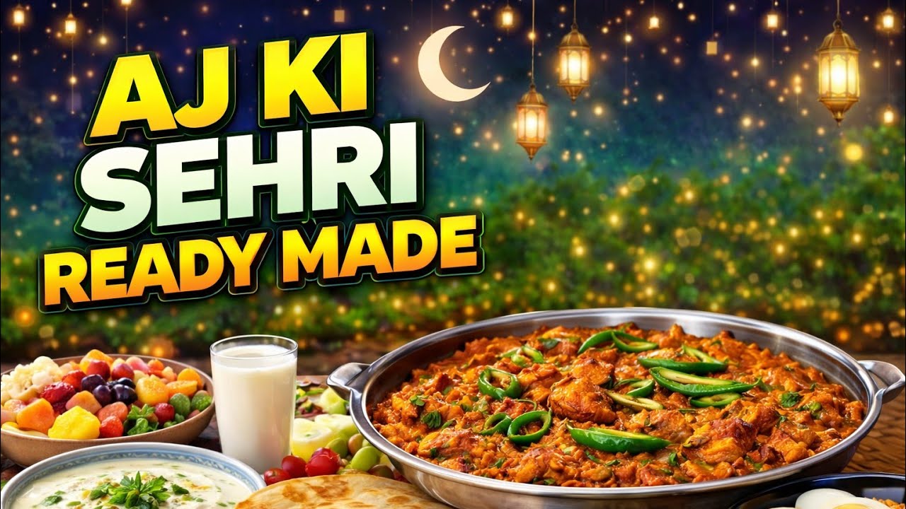 AJ ki sehri ready made