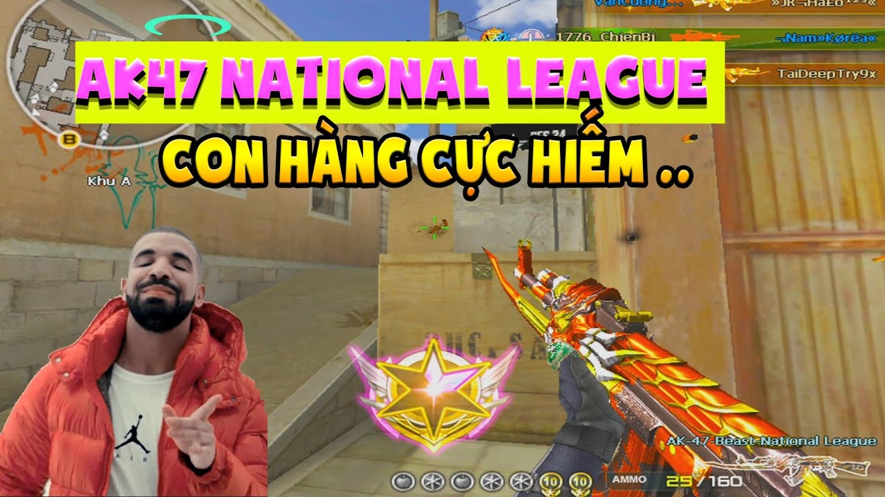 ► Bình luận Đột Kích - Ak47 National League - Hàng hiếm ..