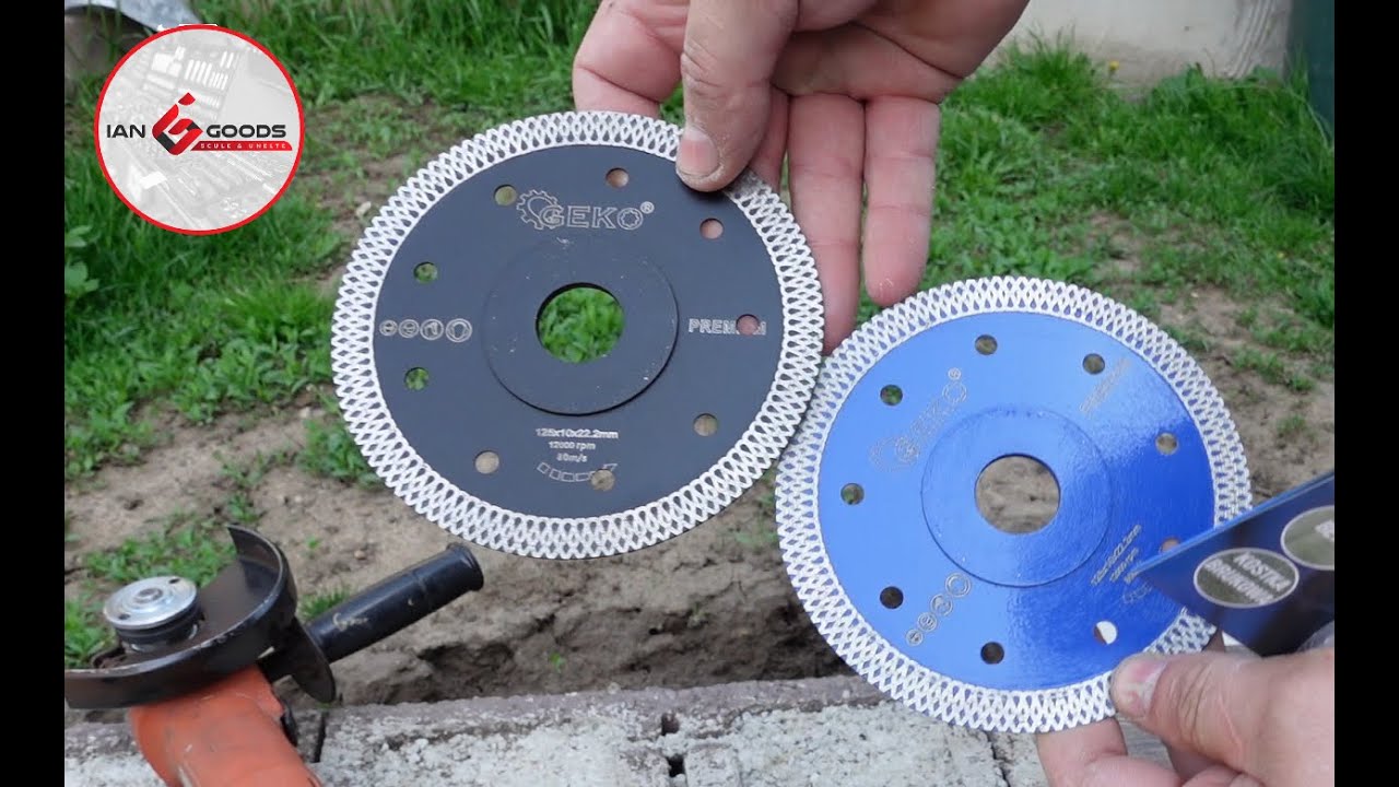 Disc diamantat pt placi ceramice, taiere umeda si uscata GEKO