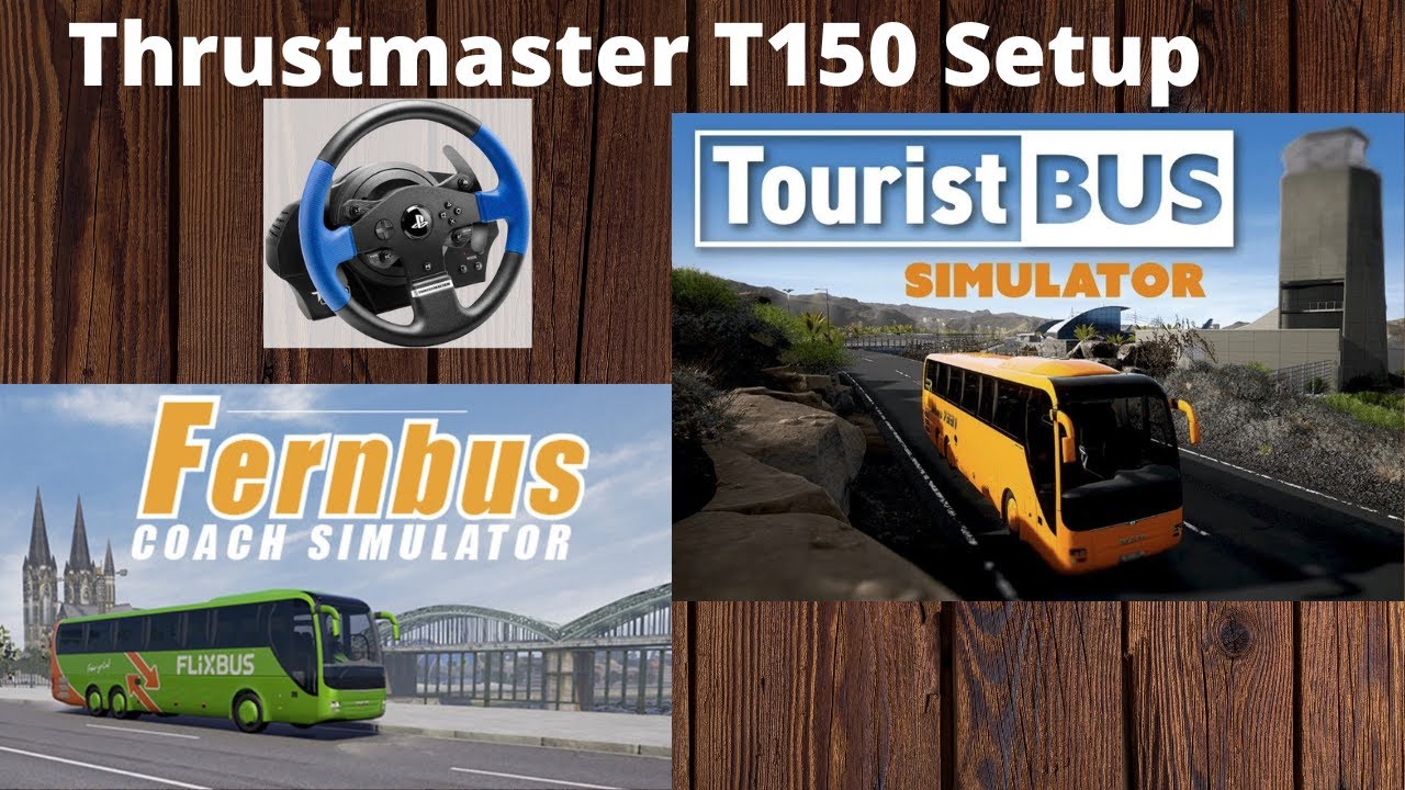 Thrustmaster T150 Setup in Fernbus and Tourist Bus