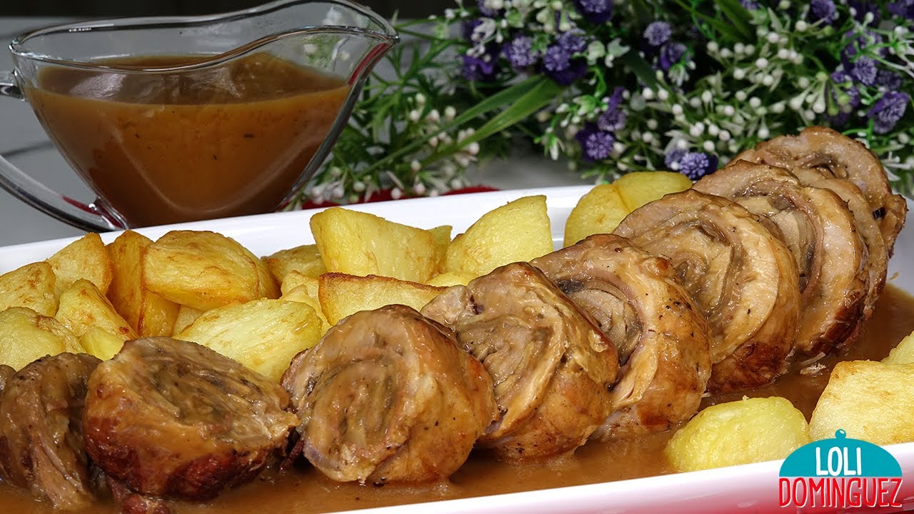 SOLOMILLO DE CERDO RELLENO ESPECIAL NAVIDAD. Receta fácil que se cocina sin horno y queda deliciosa
