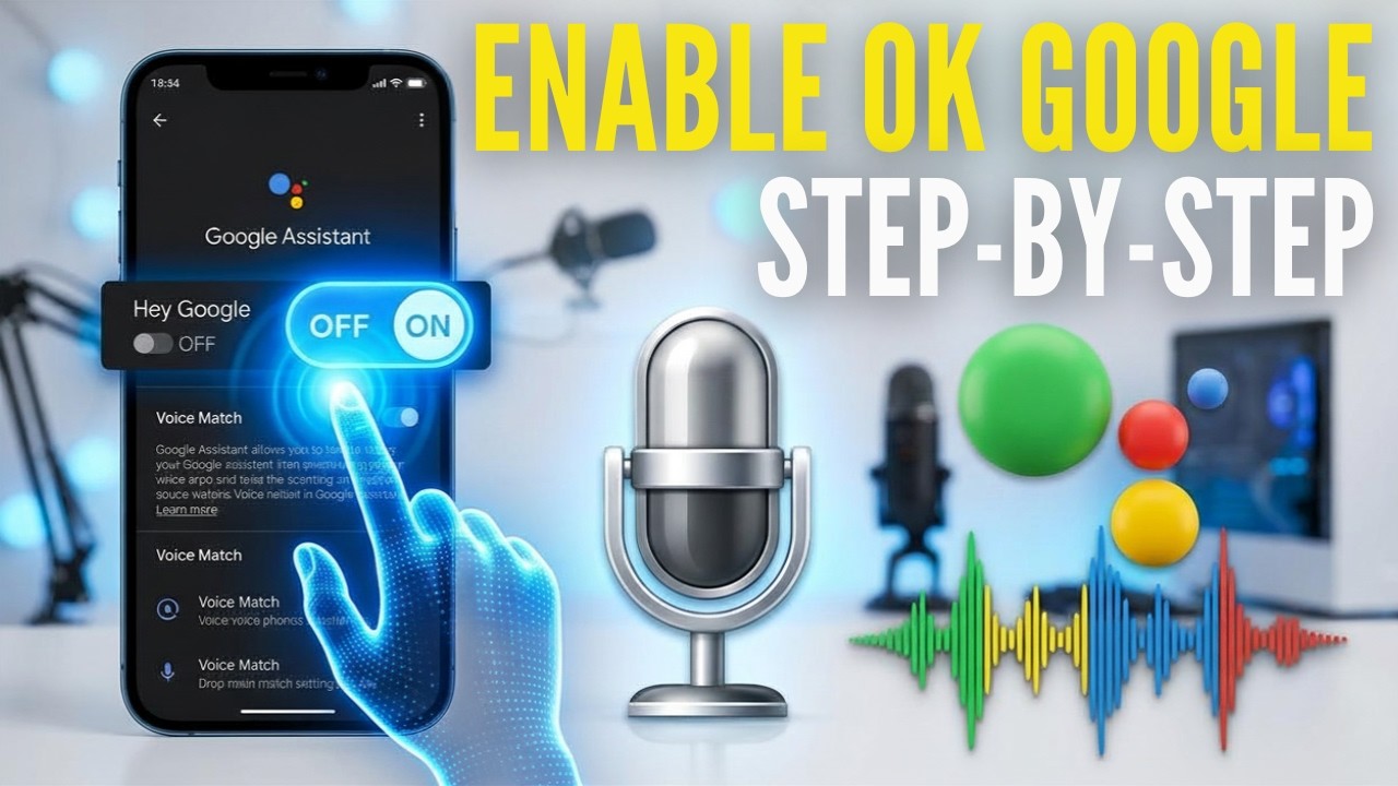 Как включить Google Ассистент и настроить &laquo;Окей Google&raquo; на Android (2026) 🎙️📱 Активация голосовог...