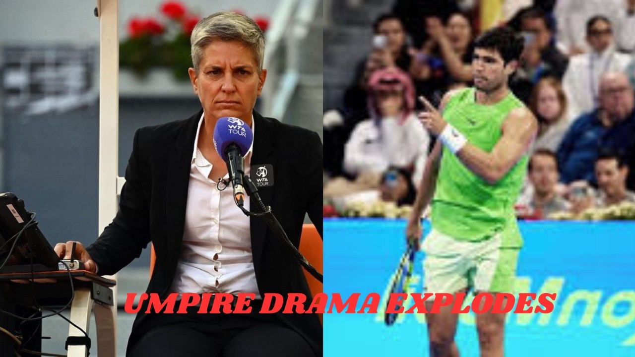 CARLOS ALCARAZ FANS ERUPT AFTER UMPIRE CONTROVERSY IN DOHA