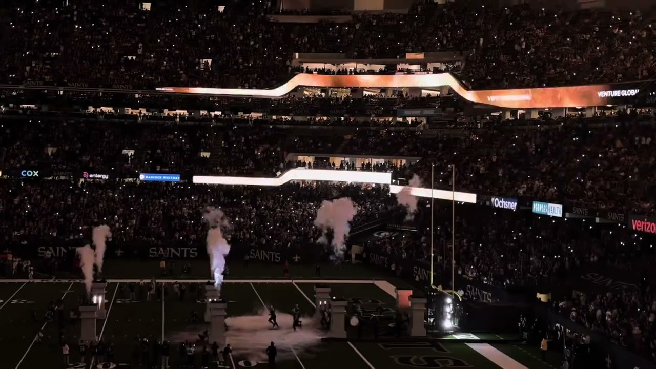 Saints 2024 week 1 entrance