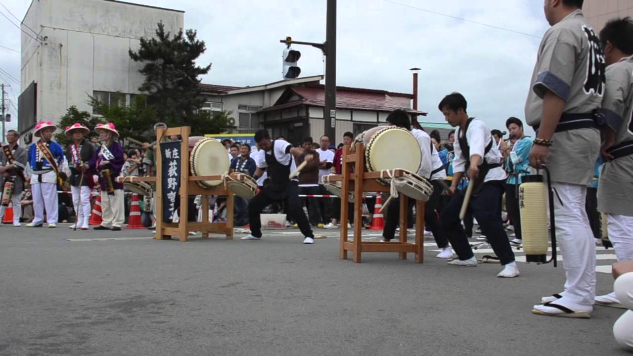 新庄まつり2015萩野囃子若連二上り