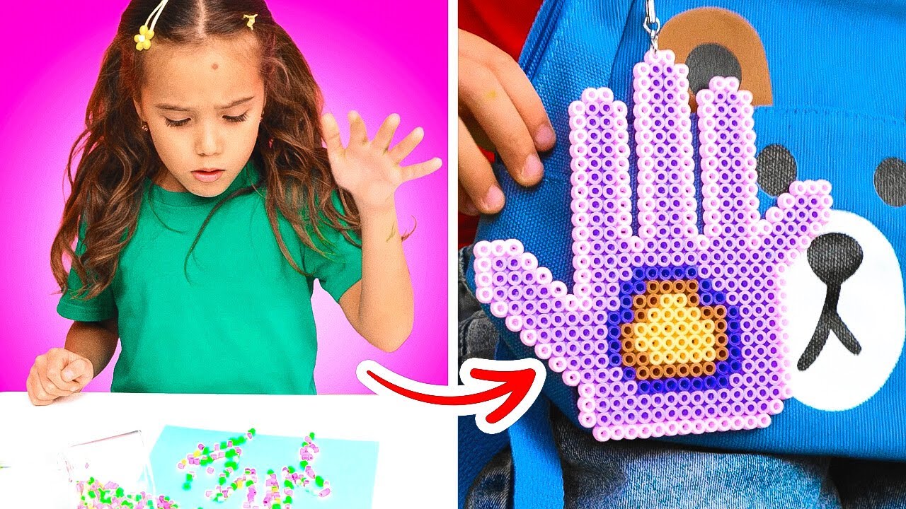 🖐️ Vamos Criar Juntos! 😄 Chaveiro de Mão Colorido DIY! 🔑