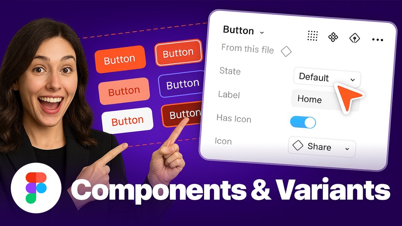 Figma Tutorial: Master Figma Components and Variants in 12 Minutes (Beginner Guide)