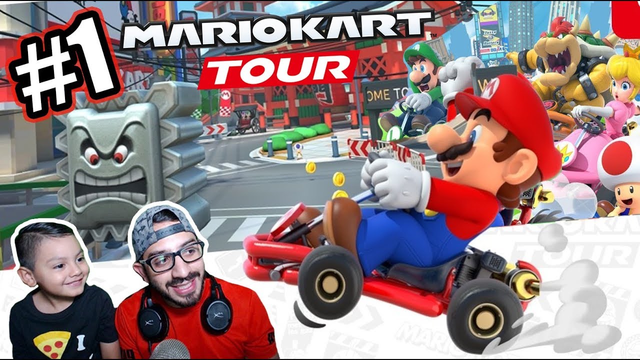 Super Mario en Carrera | Mario Kart Tour | Juegos Karim Juega