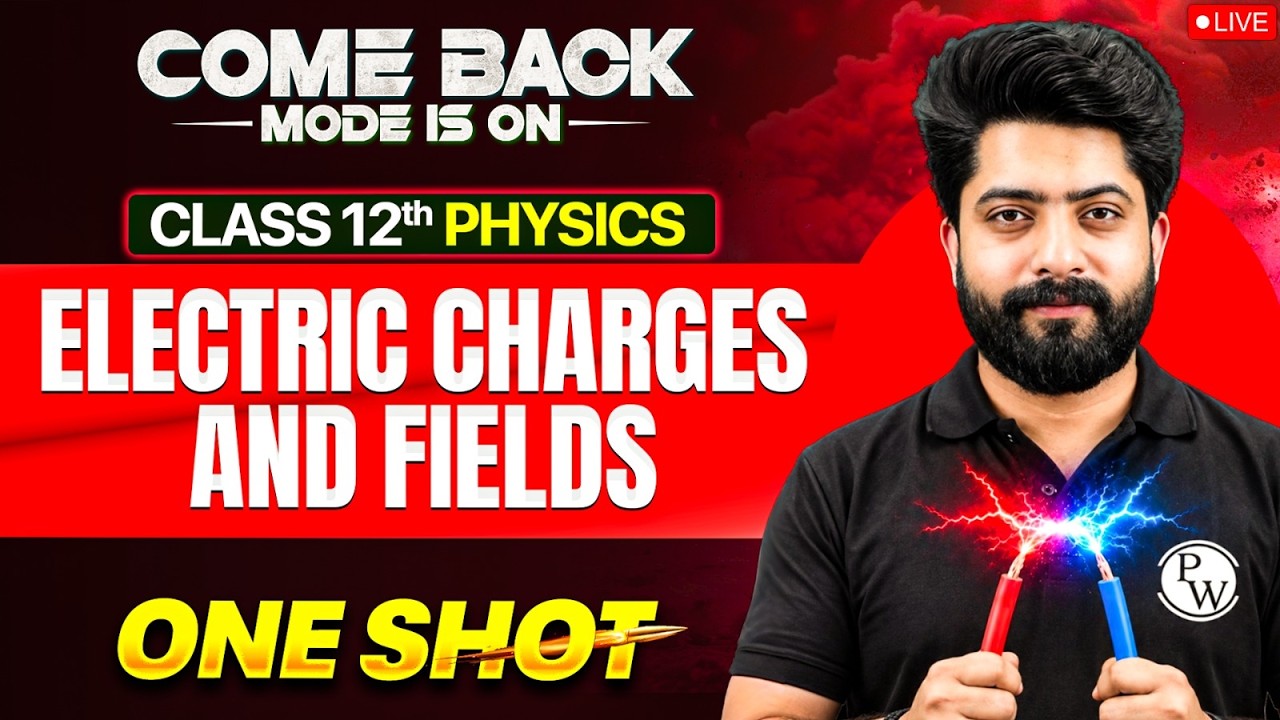 JKBOSE Class 12th Physics  - Electric Charges & Fields | ONE-SHOT Series 🎯 | JKBOSE Wallah