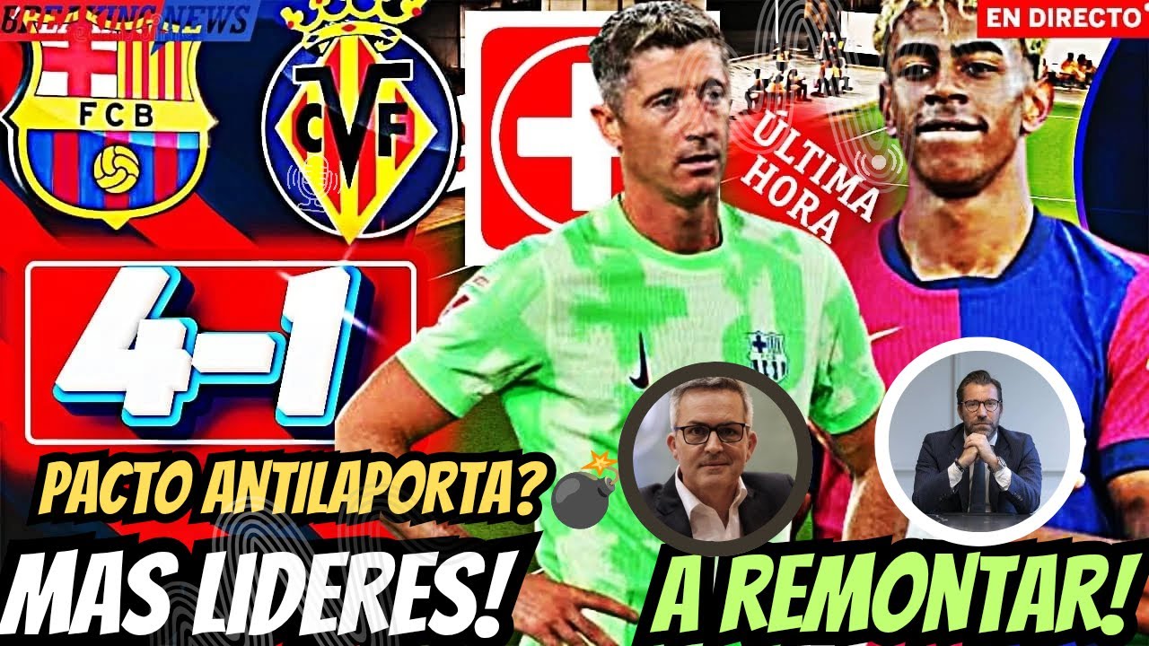 👀💣BOMBAZO ELECTORAL💣PACTO ANTILAPORTA❓EL BARÇA LIDERA CON UN YAMAL BRUTAL