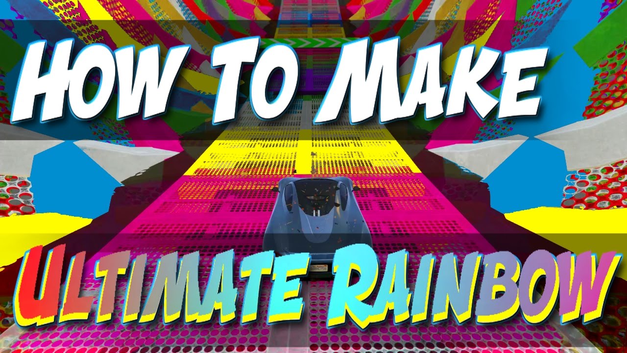 Easy Method To Build ULTIMATE RAINBOW WALLRIDE! - GTA Creator Tutorial