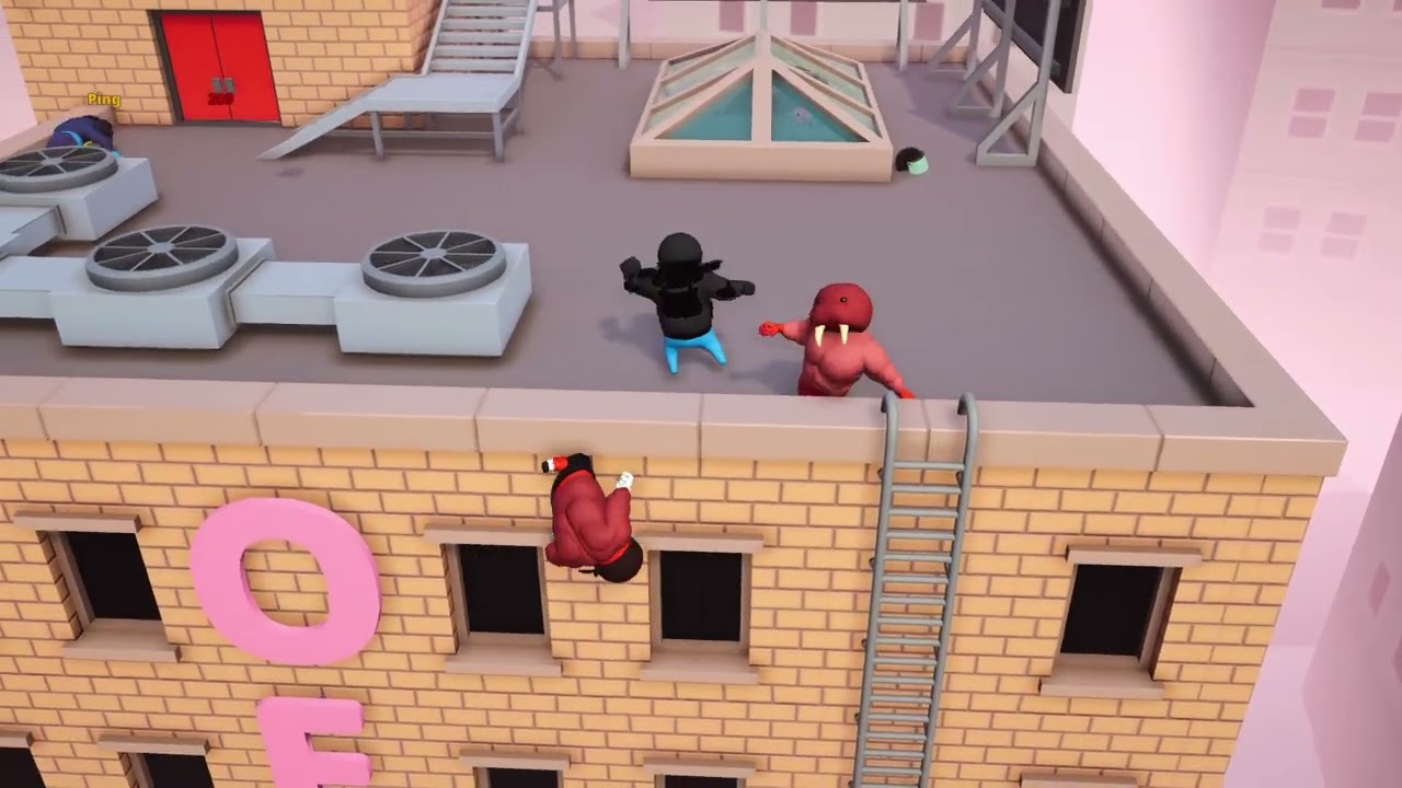 Jogando gang beast