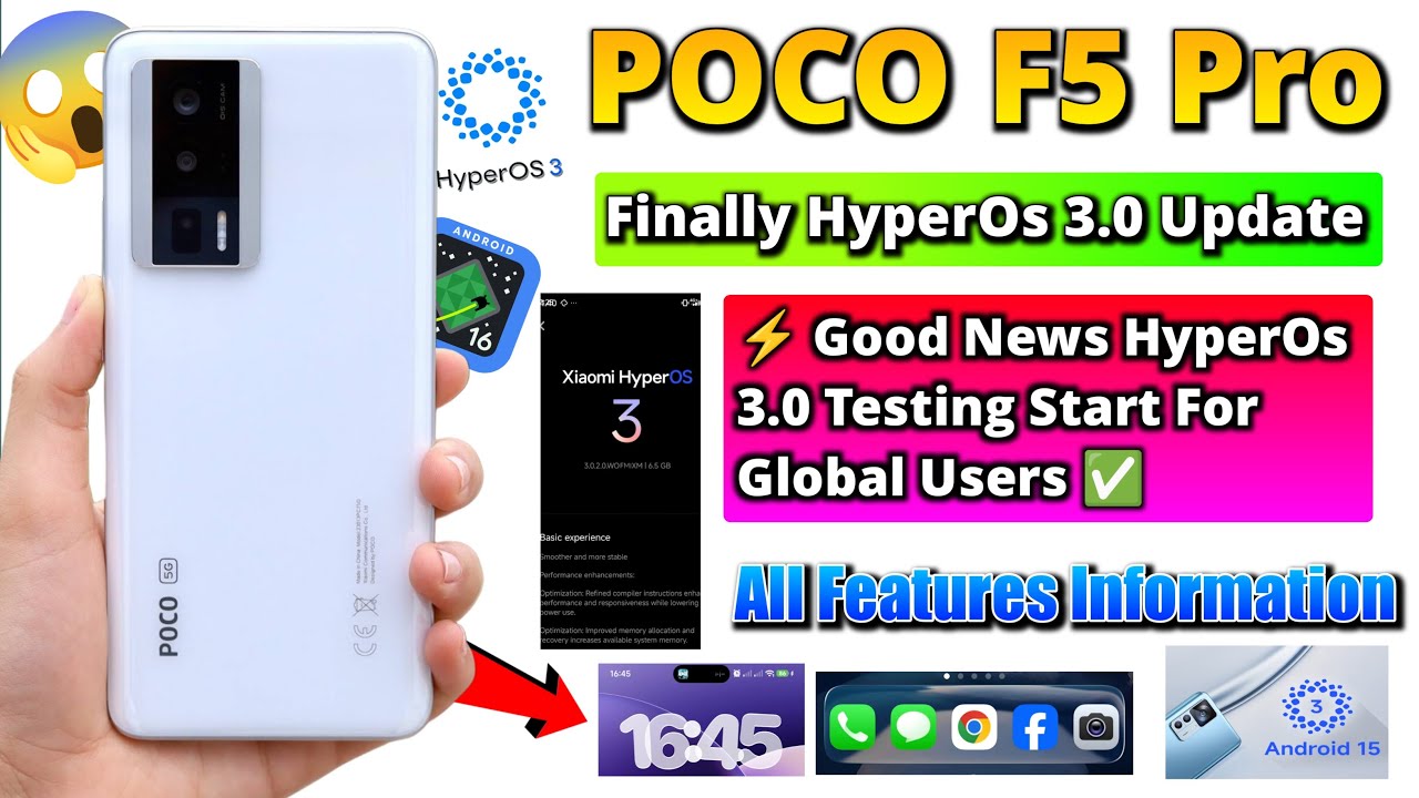 POCO F5 Pro BIG UPDATE! HyperOS 3.0 Global Testing Start Surprising Features Changes 😳🚀