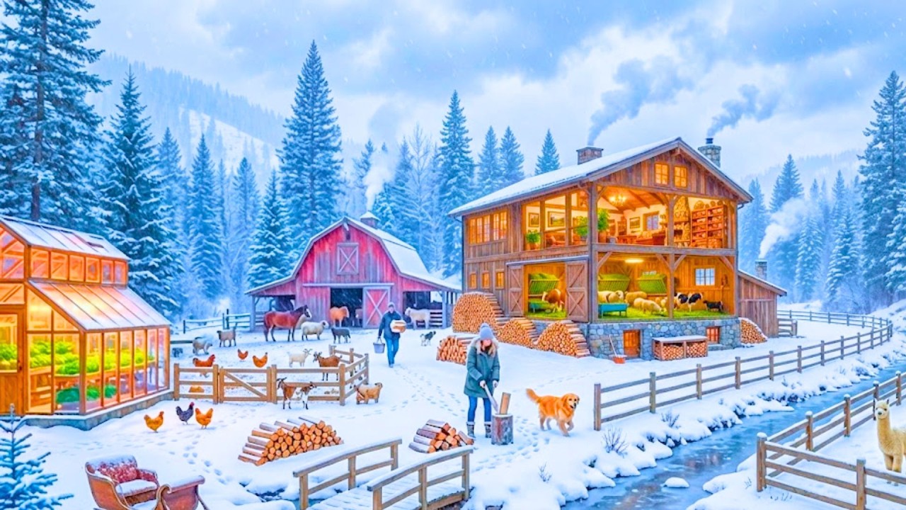 Abandoned On A Snowy Road, A Girl And Her Loyal Dog Reach A Secret Cabin That Turns Her Life Around