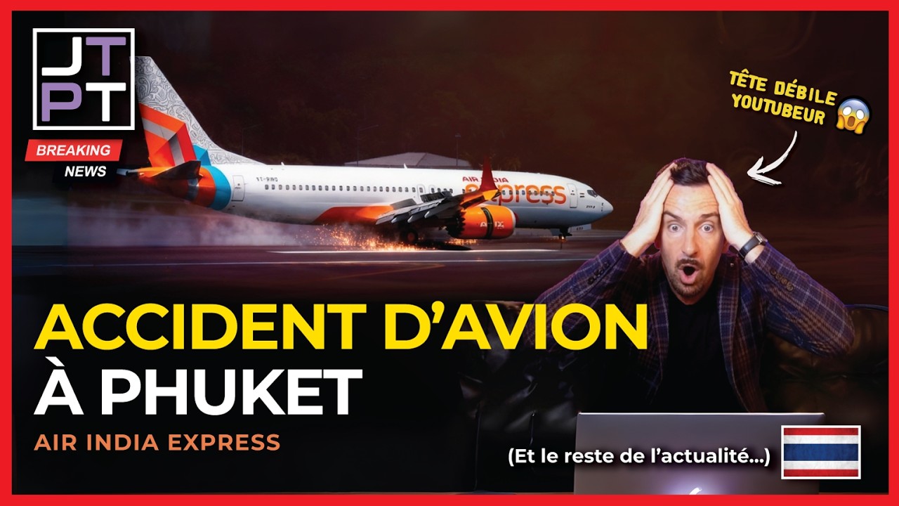⚠️ Accident d'avion à Phuket! Que s'est-il passé? #thaïlande #thailande #actualité #accident #phuket
