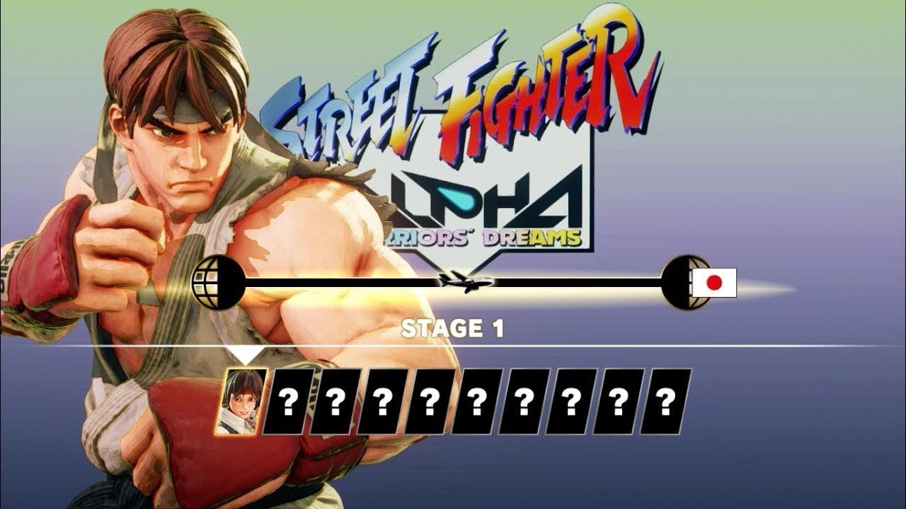 SFV AE - Ryu Arcade Mode (Full) [Street Fighter Alpha Path] Street Fighter 5 Trial