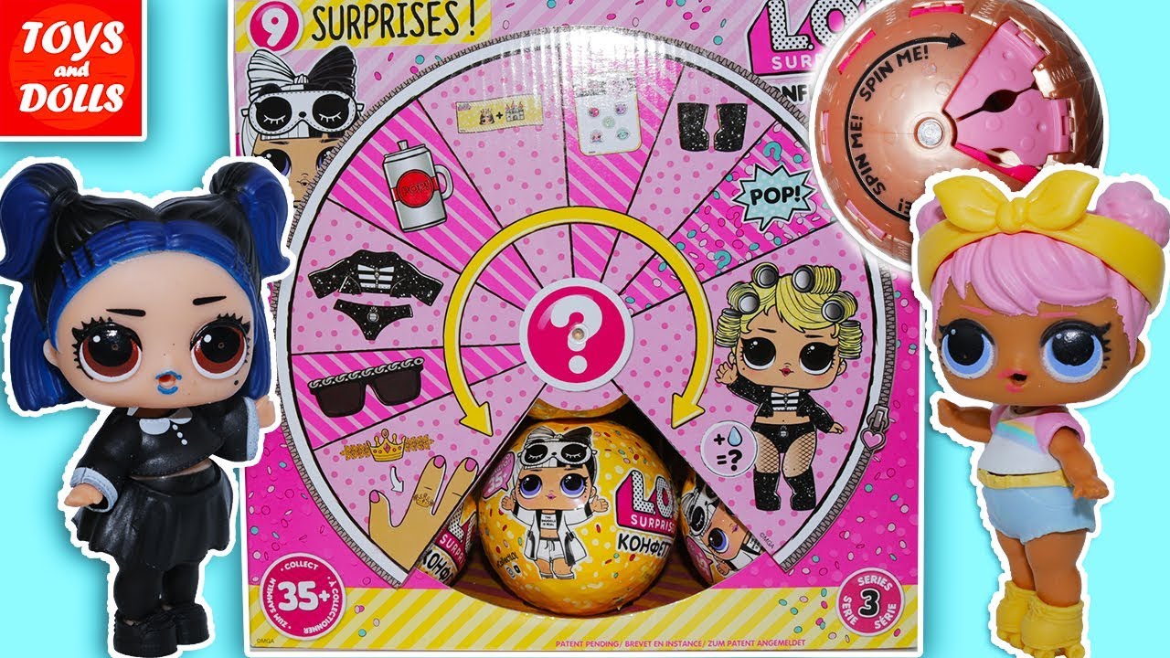 КУКЛЫ ЛОЛ Конфетти поп Целая Коробка + ЗОЛОТОЙ ШАР LOL SURPRISE Мультик про куклы от TOYS AND DOLLS